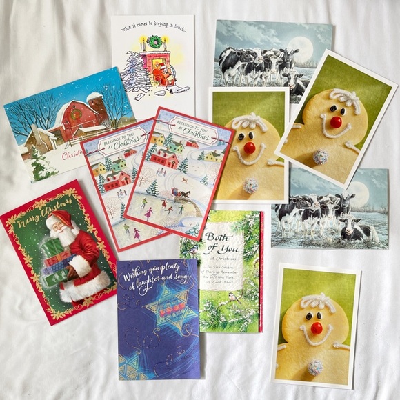 12ct Assortment Holiday Cards and Envelopes - Picture 5 of 16